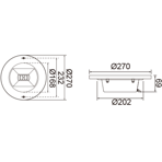         .  AquaViva HJ-RV-SS270K, 35W RGB (AISI-316) + 