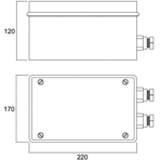   600  220/24V, IP54 Idrania 