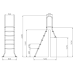      Mayer Schwimmbad 5+1 . AISI-304 05525