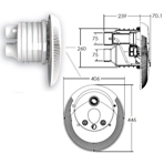    AquaViva WTB400T Kit,  AISI 316