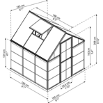     Palram Hybrid 6x6