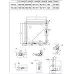      Kolpa Atlas TKK 100 SBR/1, silver brill transparent